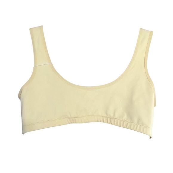 Daisy Bras Set of Two Light Yellow Front Closure Wireless Cotton Bras - Picture 2 of 9